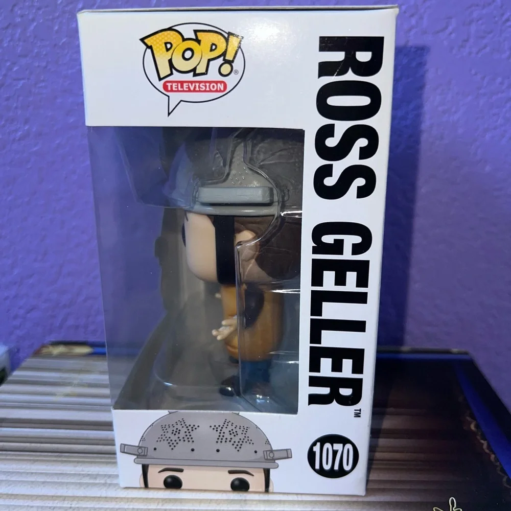 Funko Pop Television Ross Geller with Helmet